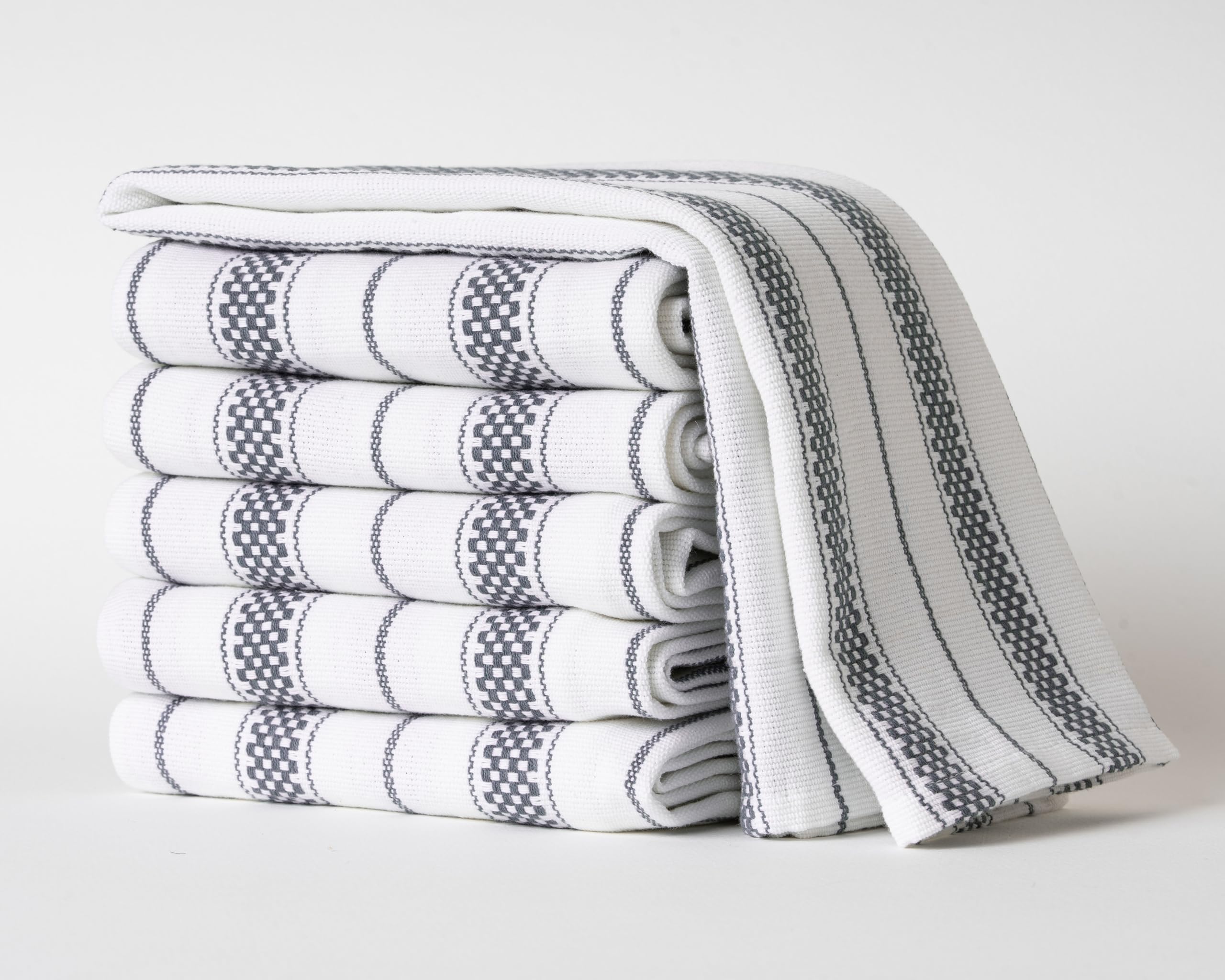 Amazon.co.jp: Casa De Lan 6枚セット チェーンストライプ キッチン